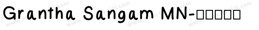 Grantha Sangam MN字体转换